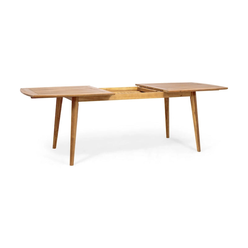 Christopher Knight Home - Emma Outdoor Wood and Resin 7 Piece Dining Set with Expandable Table