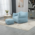 Boucle Bean Bag Chair with Memory Foam - 9 Colors for 1