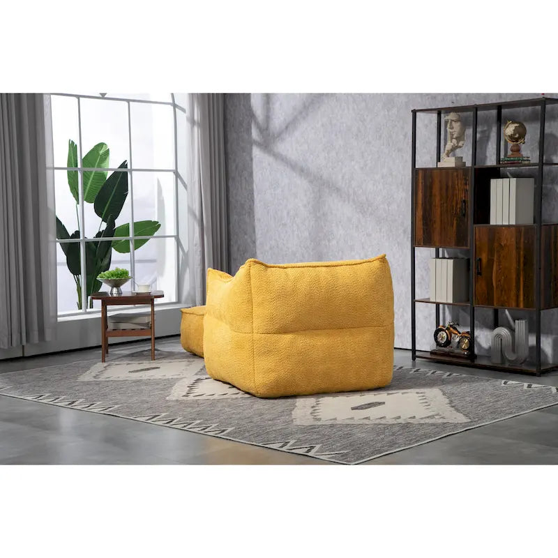 Boucle Bean Bag Chair with Memory Foam - 9 Colors for 1