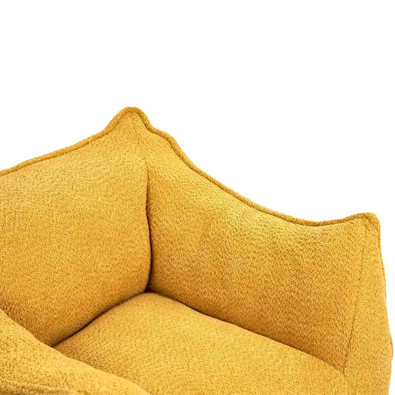 Boucle Bean Bag Chair with Memory Foam - 9 Colors for 1