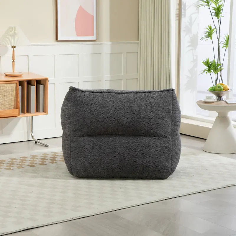 Boucle Bean Bag Chair with Memory Foam - 9 Colors for 1