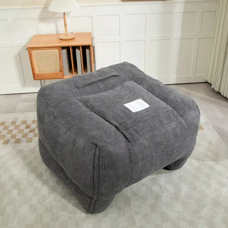 Boucle Bean Bag Chair with Memory Foam - 9 Colors for 1