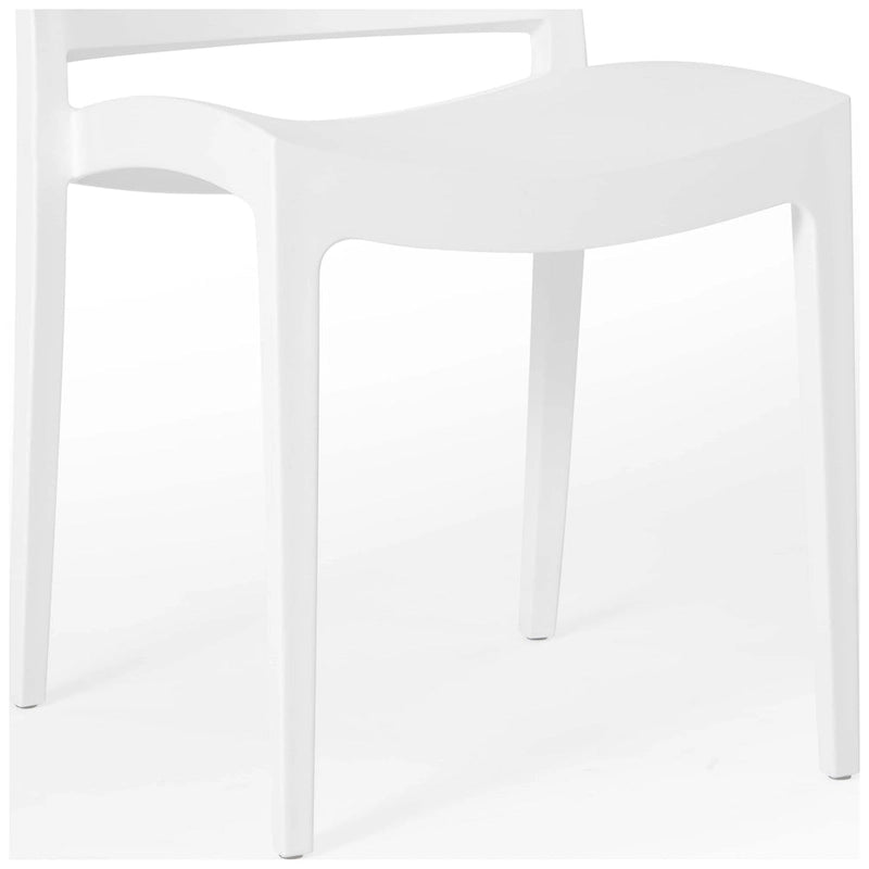 Frond and Form Outdoor Patio Stacking Dining Side Chair (Set of 2)