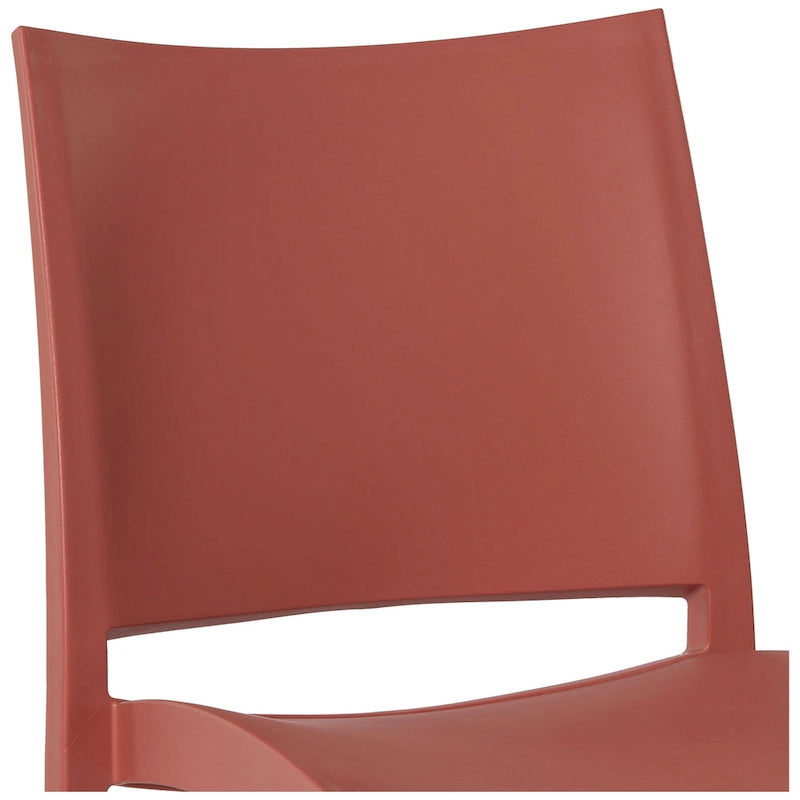 Frond and Form Outdoor Patio Stacking Dining Side Chair (Set of 2)