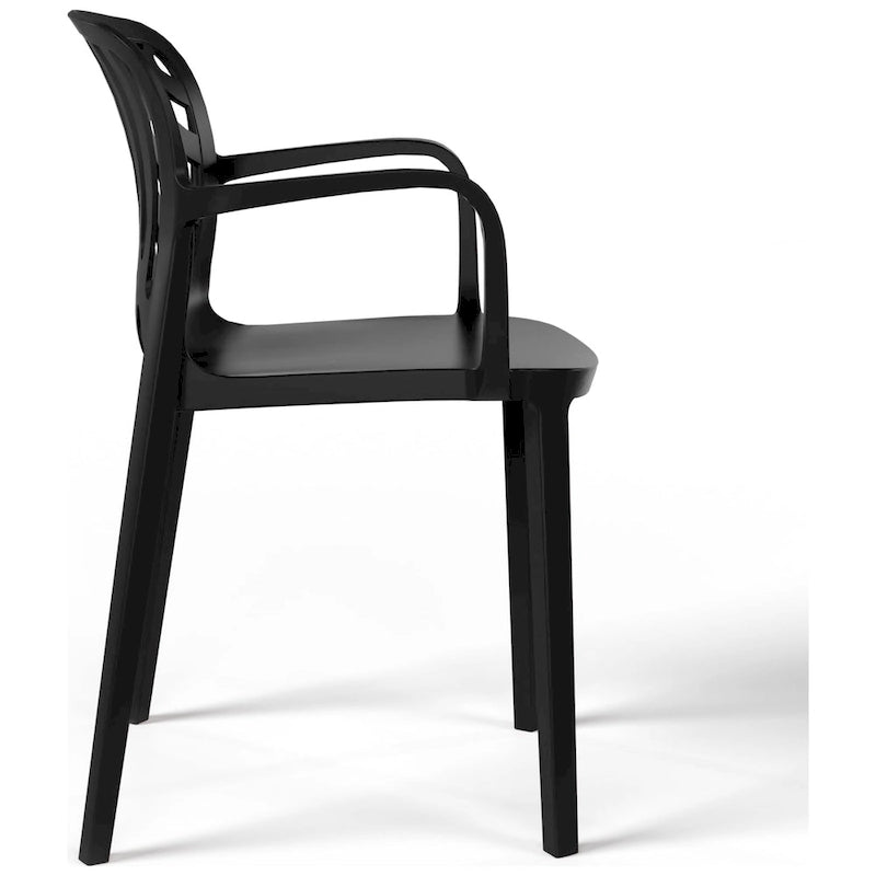 Frond and Form 4-Person Outdoor Patio Round Dining Set