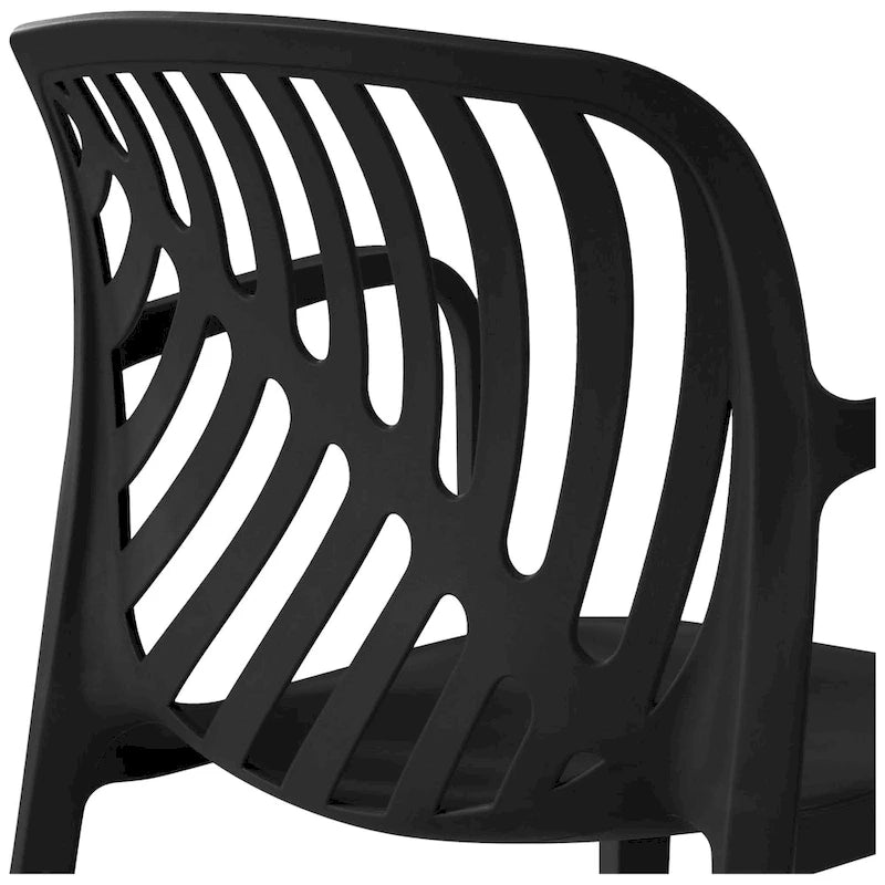 Frond and Form 4-Person Outdoor Patio Round Dining Set