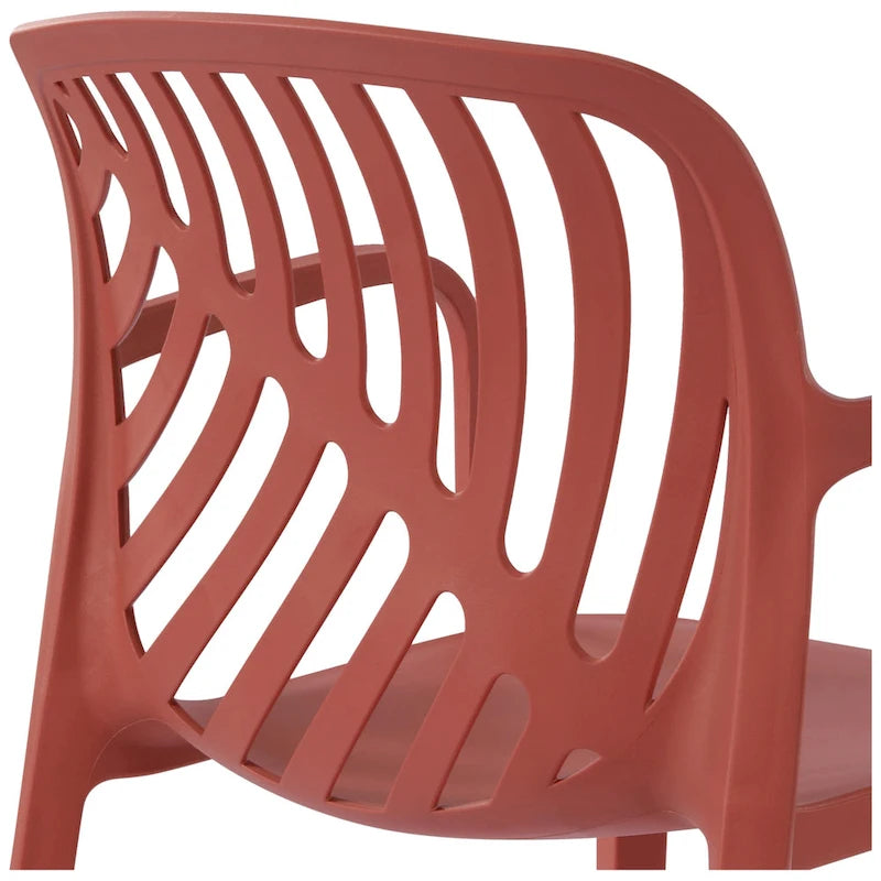 Frond and Form 4-Person Outdoor Patio Round Dining Set