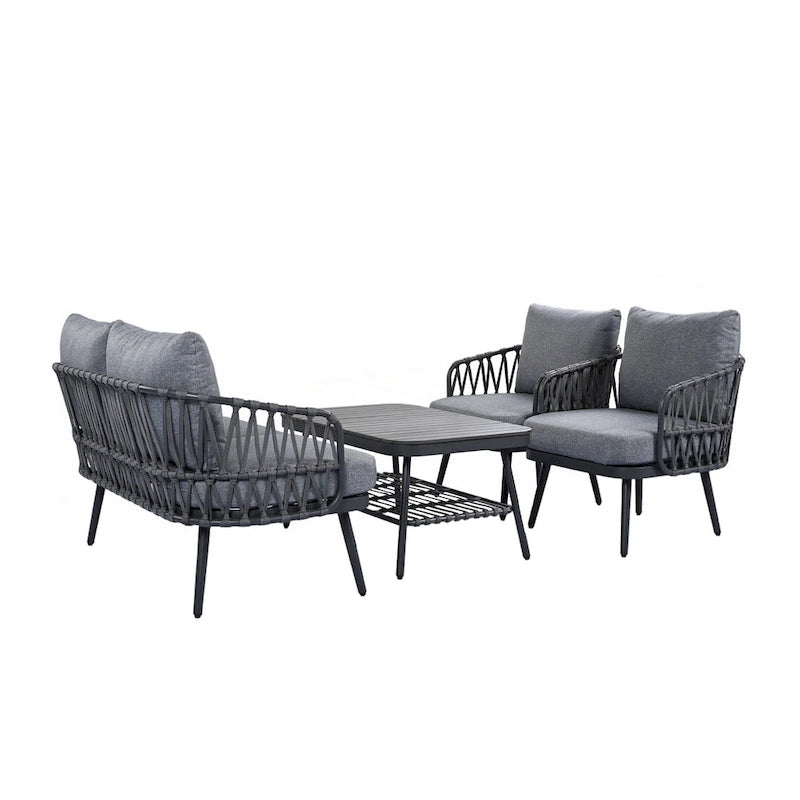 4-Piece Outdoor Patio Furniture Set