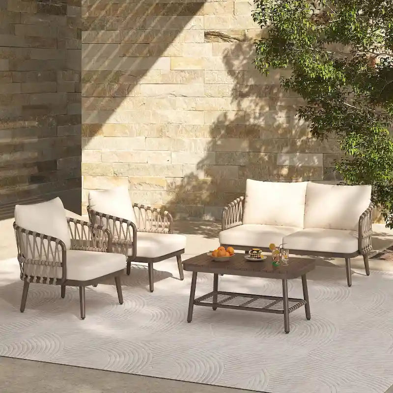 4-Piece Outdoor Patio Furniture Set