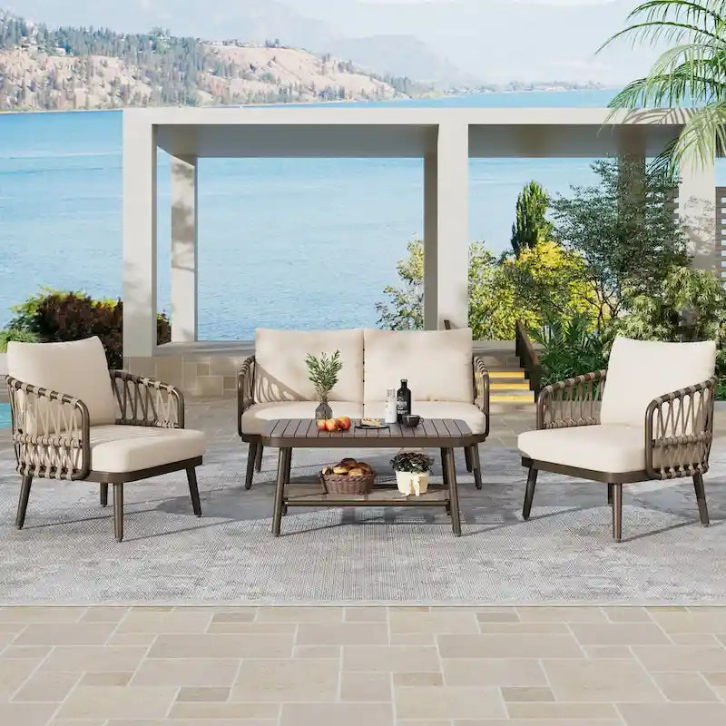 4-Piece Outdoor Patio Furniture Set