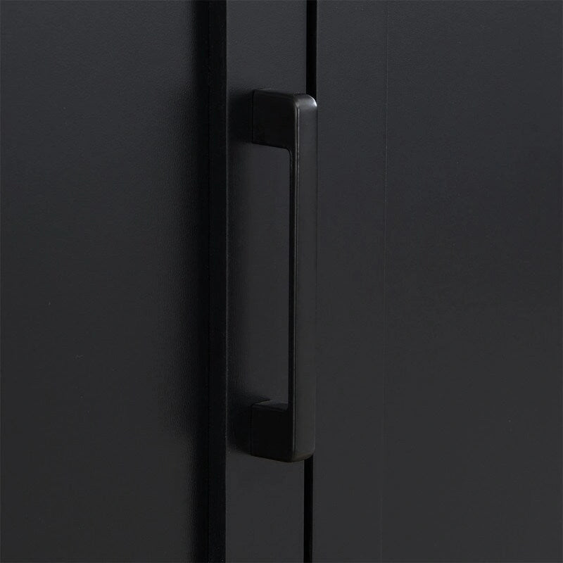 4-in-1 Hall Tree with Shoe Bench, Display Shelves and 6 Coat Hooks - Blue, White and Black