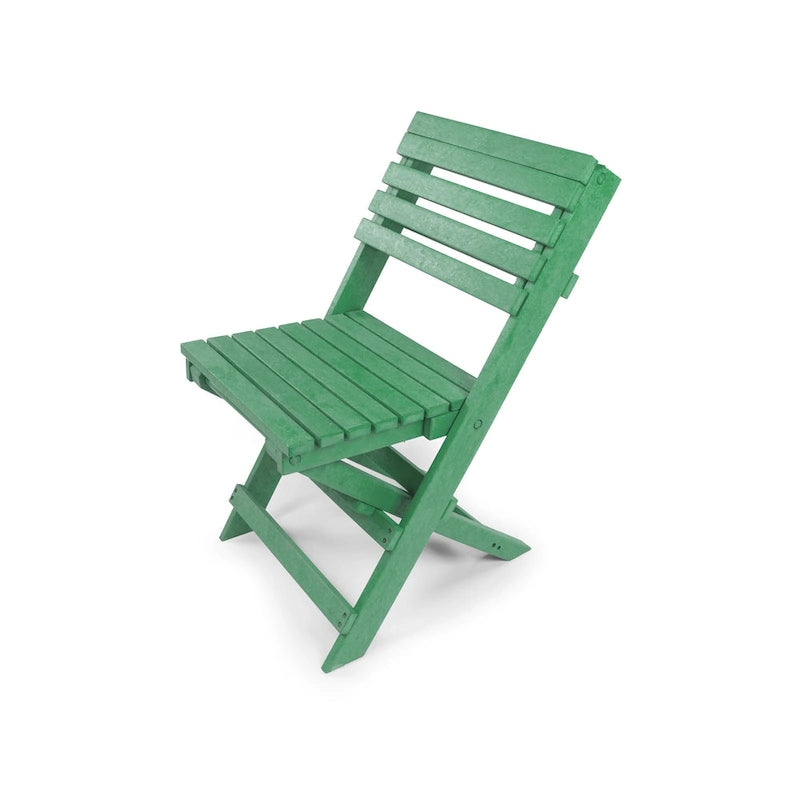 Las Cabos Fully Assembled All-Weather Recycled HDPE Outdoor Folding Bistro Chair