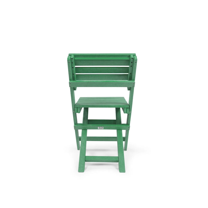 Las Cabos Fully Assembled All-Weather Recycled HDPE Outdoor Folding Bistro Chair