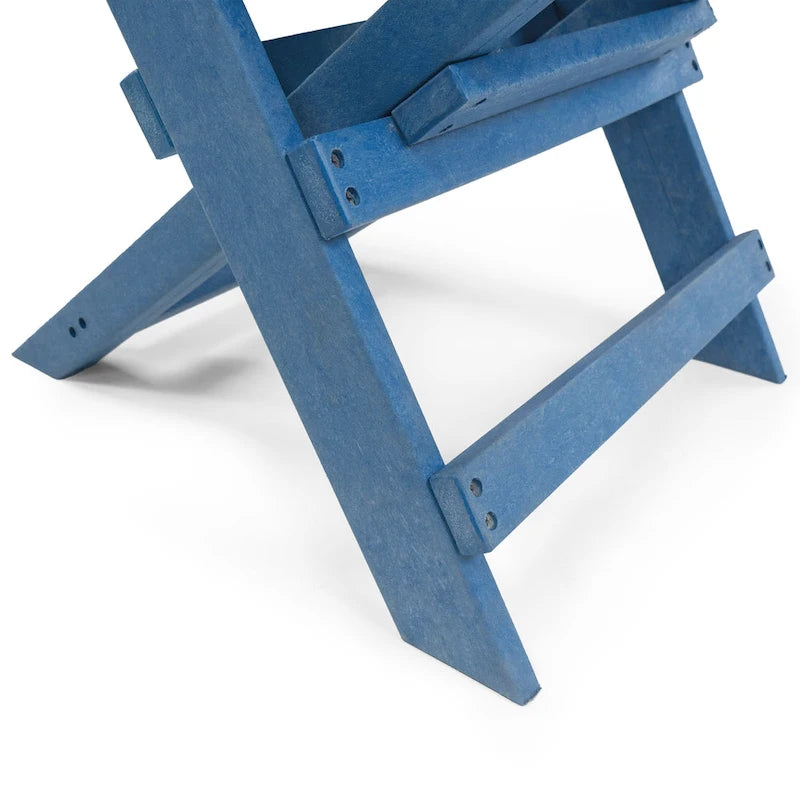Las Cabos Fully Assembled All-Weather Recycled HDPE Outdoor Folding Bistro Chair