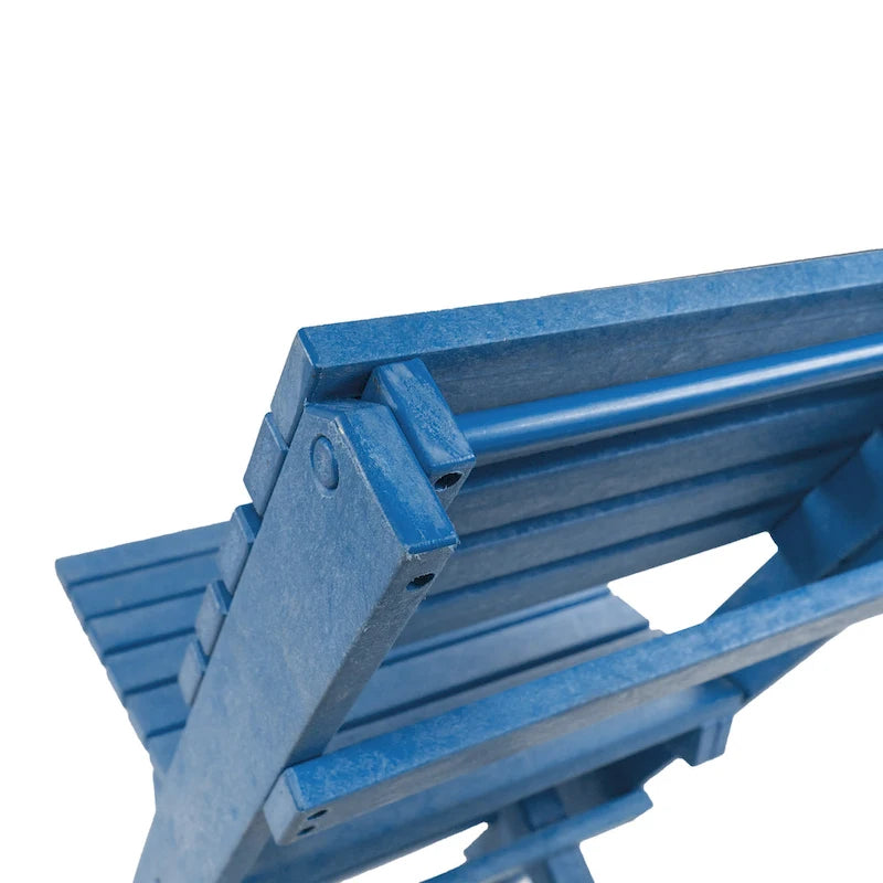 Las Cabos Fully Assembled All-Weather Recycled HDPE Outdoor Folding Bistro Chair