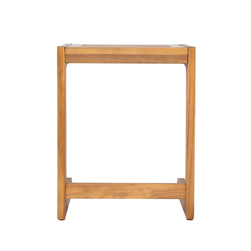 Christopher Knight Home - Elliott Outdoor Ashwell Acacia Wood Side Table with Clean, Minimalist Silhouette