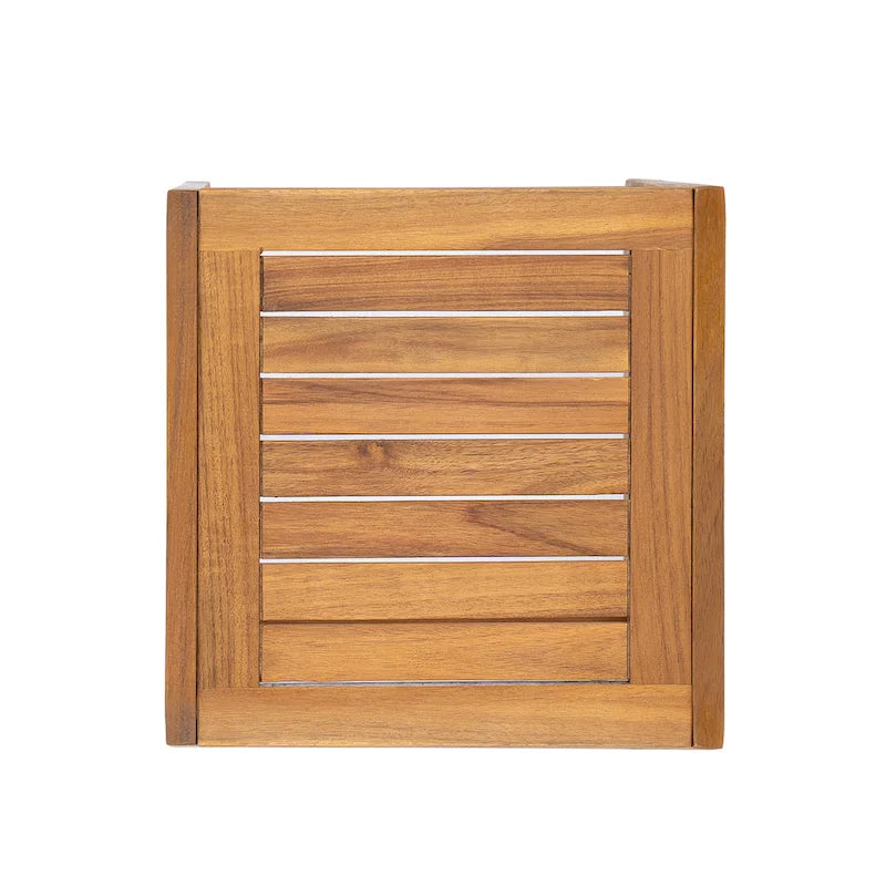 Christopher Knight Home - Elliott Outdoor Ashwell Acacia Wood Side Table with Clean, Minimalist Silhouette
