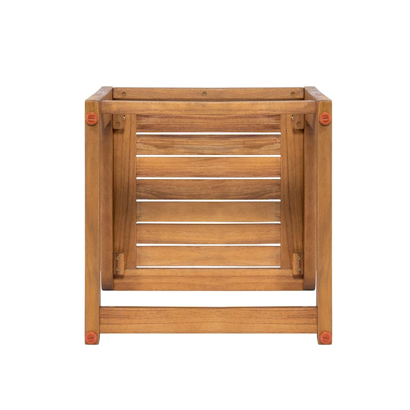 Christopher Knight Home - Elliott Outdoor Ashwell Acacia Wood Side Table with Clean, Minimalist Silhouette