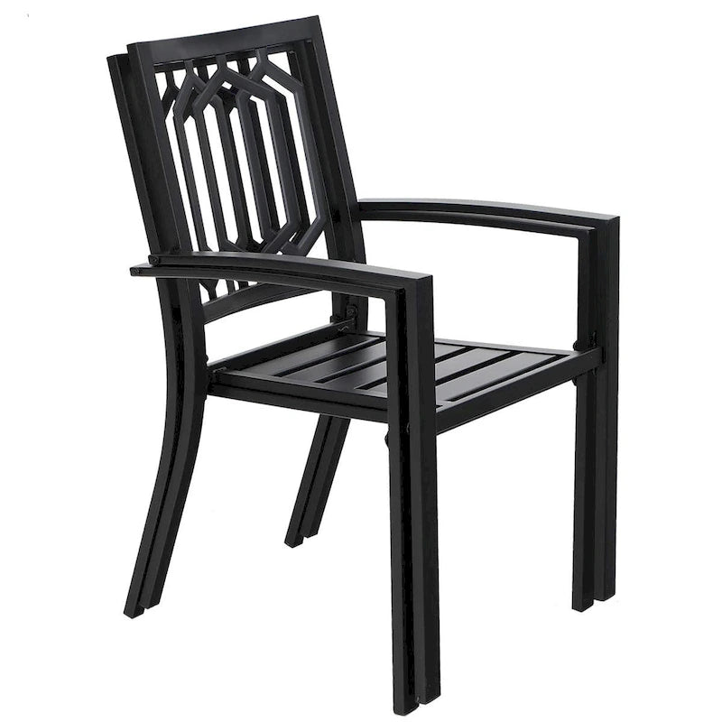 MAISON ARTS Metal Outdoor Patio Bistro Set 3 Pieces Dining Furniture