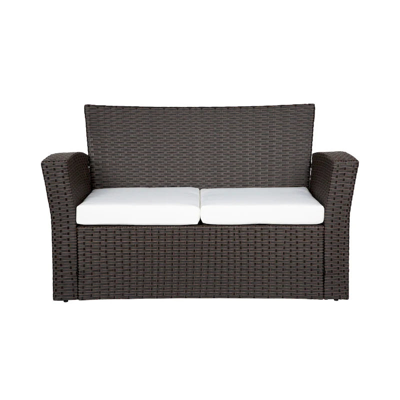 Grandview Outdoor Chocolate 4-piece Patio Conversation Set