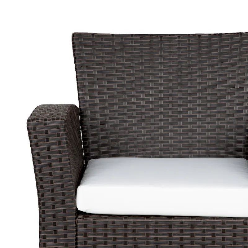 Grandview Outdoor Chocolate 4-piece Patio Conversation Set