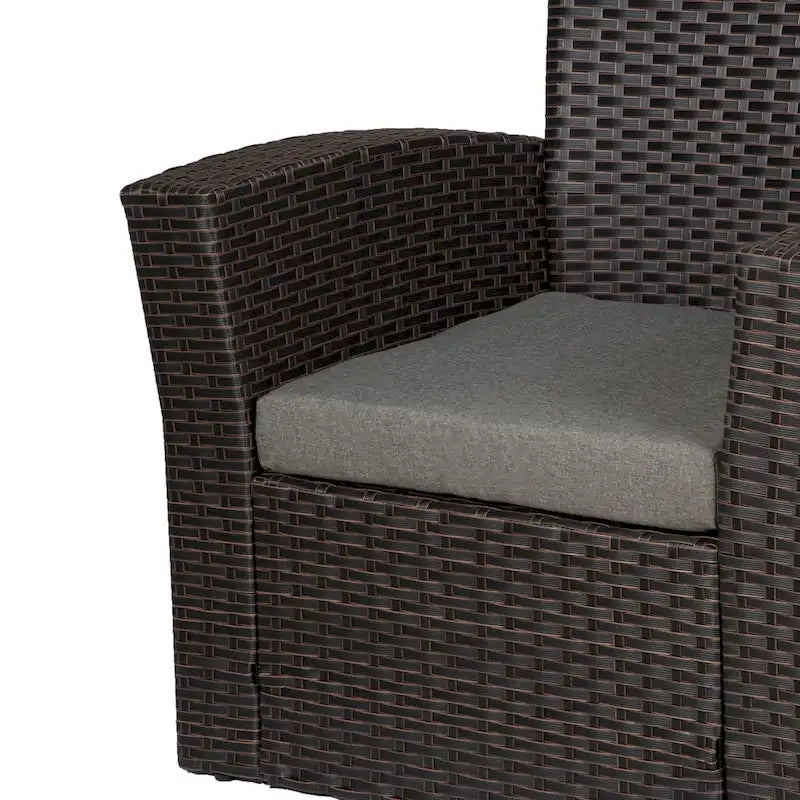 Grandview Outdoor Chocolate 4-piece Patio Conversation Set