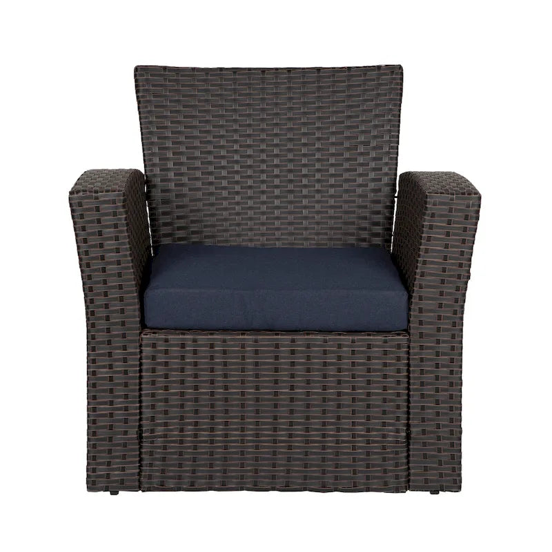 Grandview Outdoor Chocolate 4-piece Patio Conversation Set