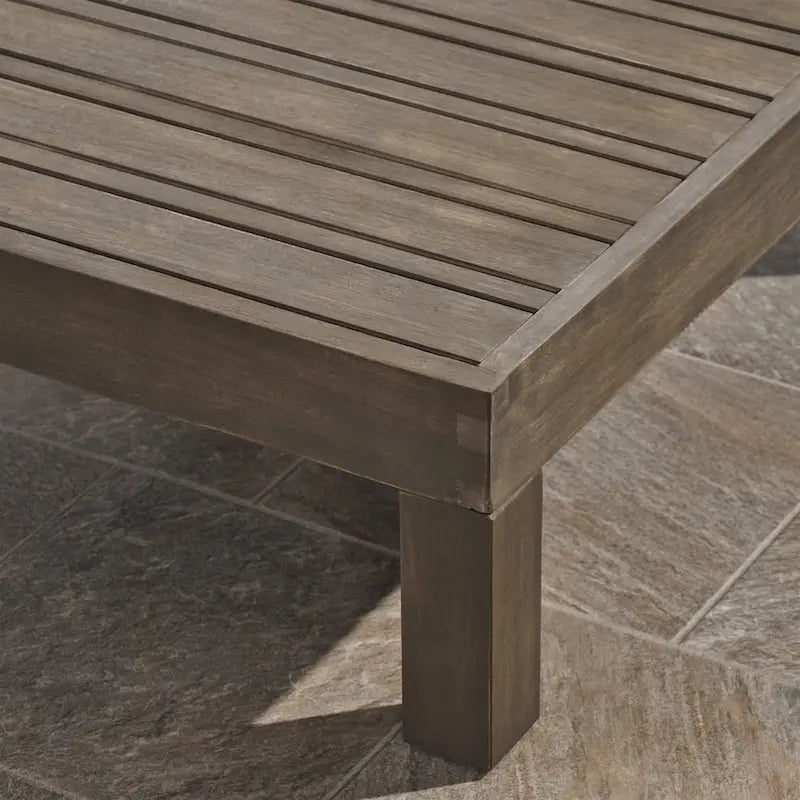 Brava Outdoor Acacia Wood 5-piece Chat Set by Christopher Knight Home