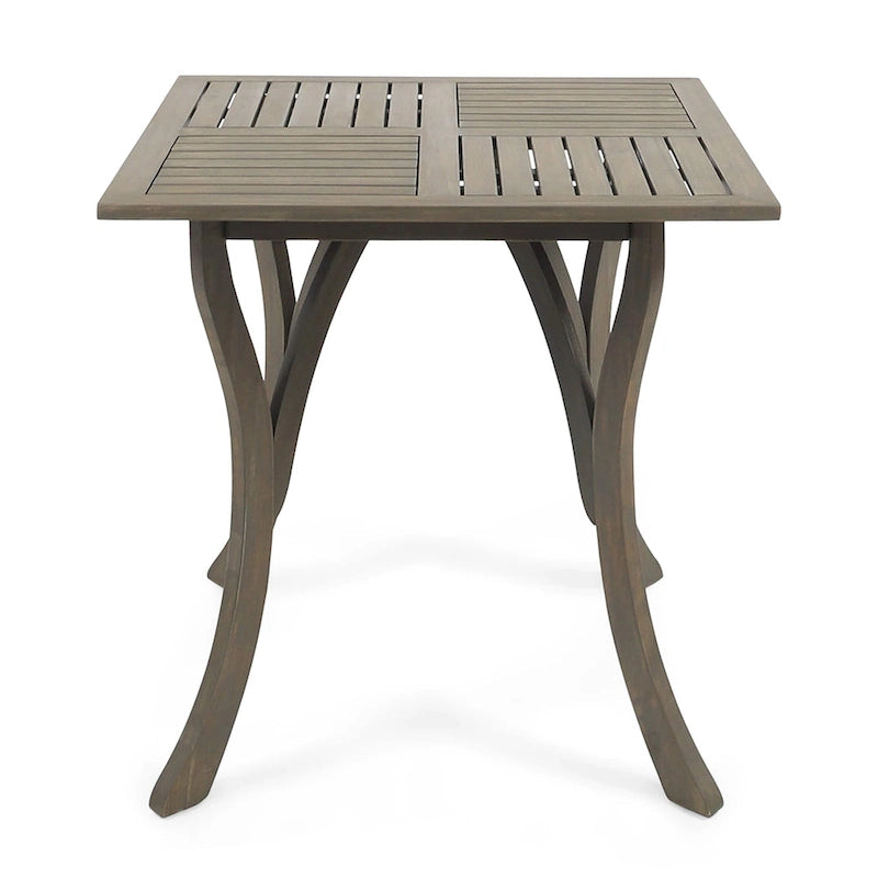Christopher Knight Home Carroll Outdoor 5-Piece Acacia Wood and Wicker Dining Set
