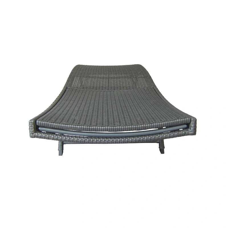 Kauai Outdoor Wicker Chaise Lounge by Christopher Knight Home