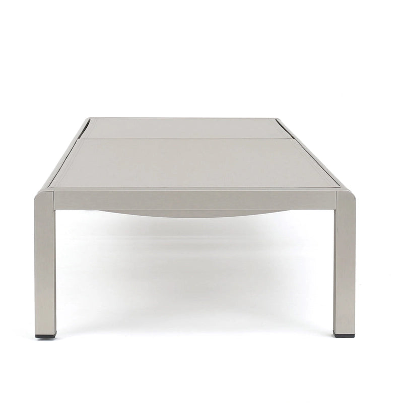 Cape Coral Outdoor 16 Piece Aluminum Estate Collection with Cushions and Fire Pit by Christopher Knight Home