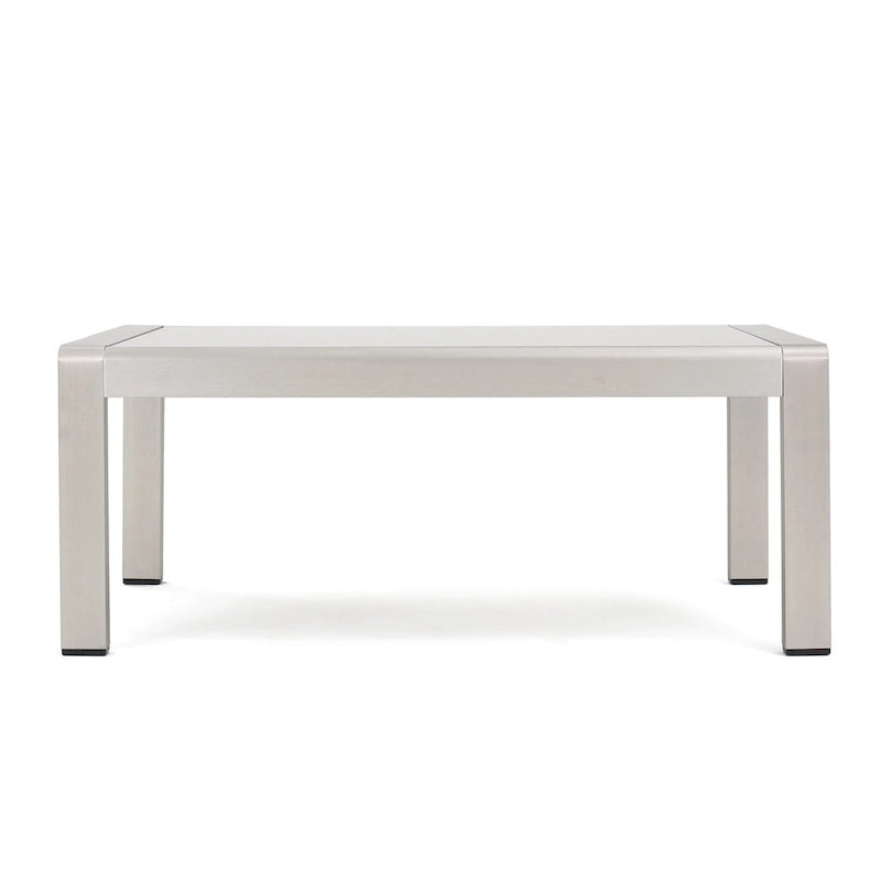 Cape Coral Outdoor 16 Piece Aluminum Estate Collection with Cushions and Fire Pit by Christopher Knight Home