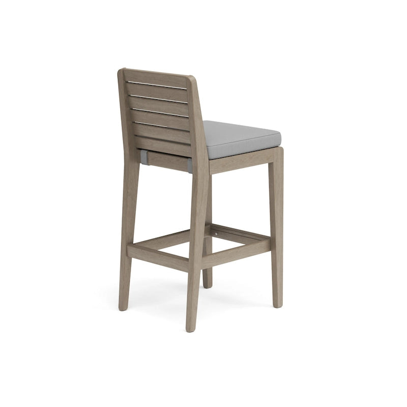 Homestyles Sustain Brown Wood Outdoor Barstool - 18  x 21  x 40