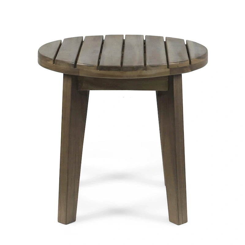 Christopher Knight Home Gertrude Outdoor 16  Acacia Wood Side Table