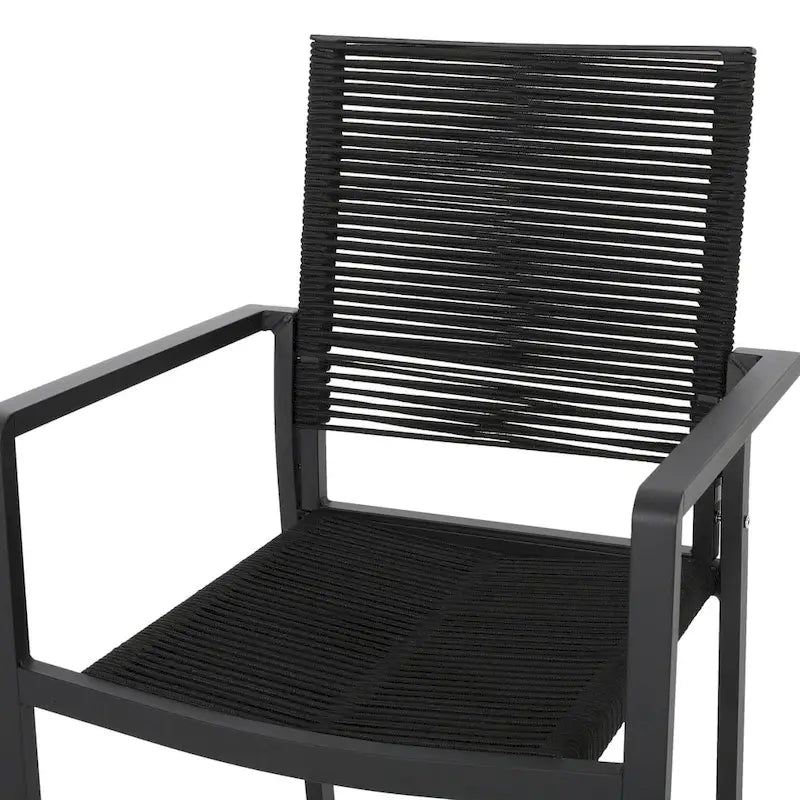 Blan 6-seater Aluminum Dining Set by Christopher Knight Home