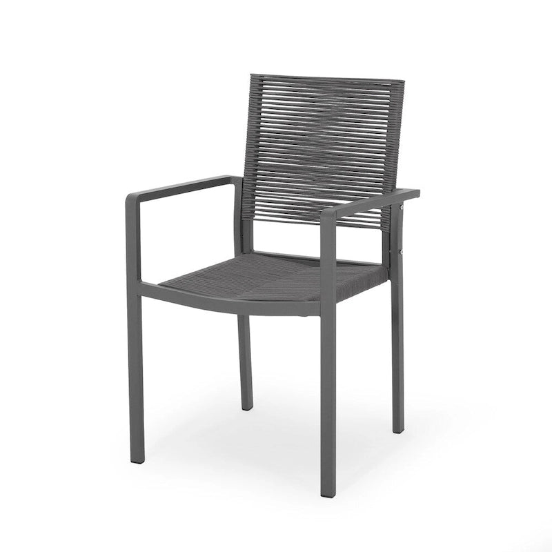 Blan 6-seater Aluminum Dining Set by Christopher Knight Home