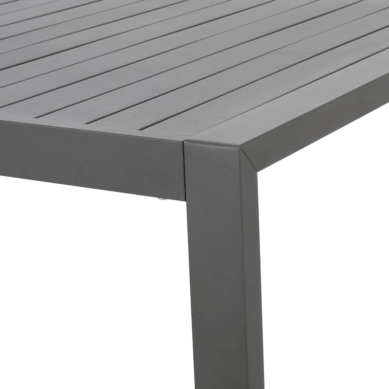 Blan 6-seater Aluminum Dining Set by Christopher Knight Home