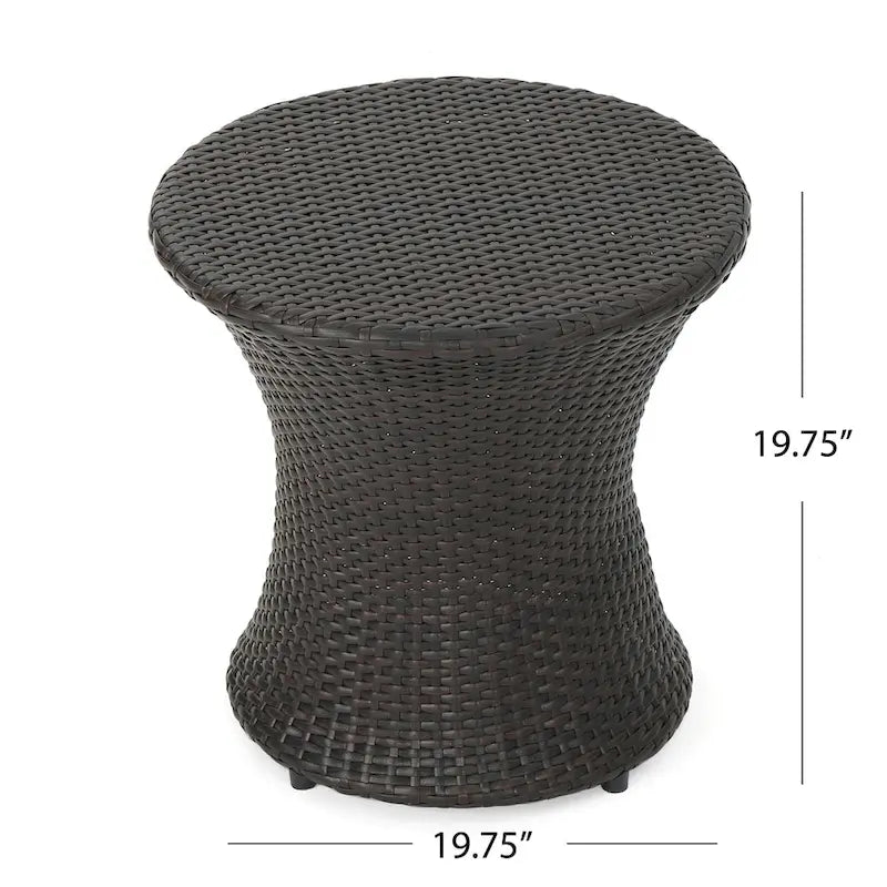 Christopher Knight Home 3-Piece Outdoor Wicker Chat Set with Cushions - N/A