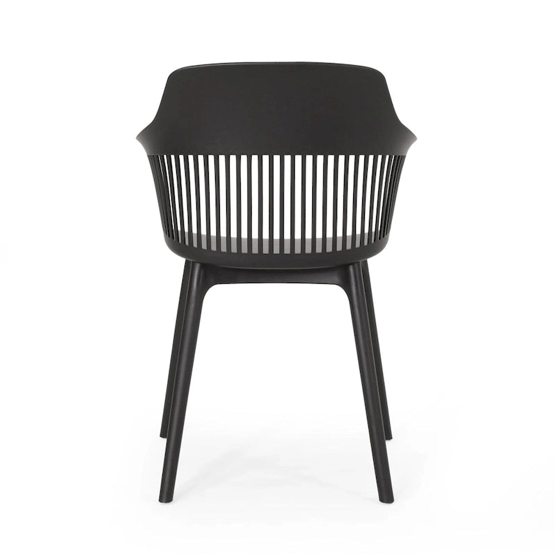 Dahlia Outdoor Modern Dining Chair (Set of 2) by Christopher Knight Home - 22.50  W x 21.50  D x 33.00  H