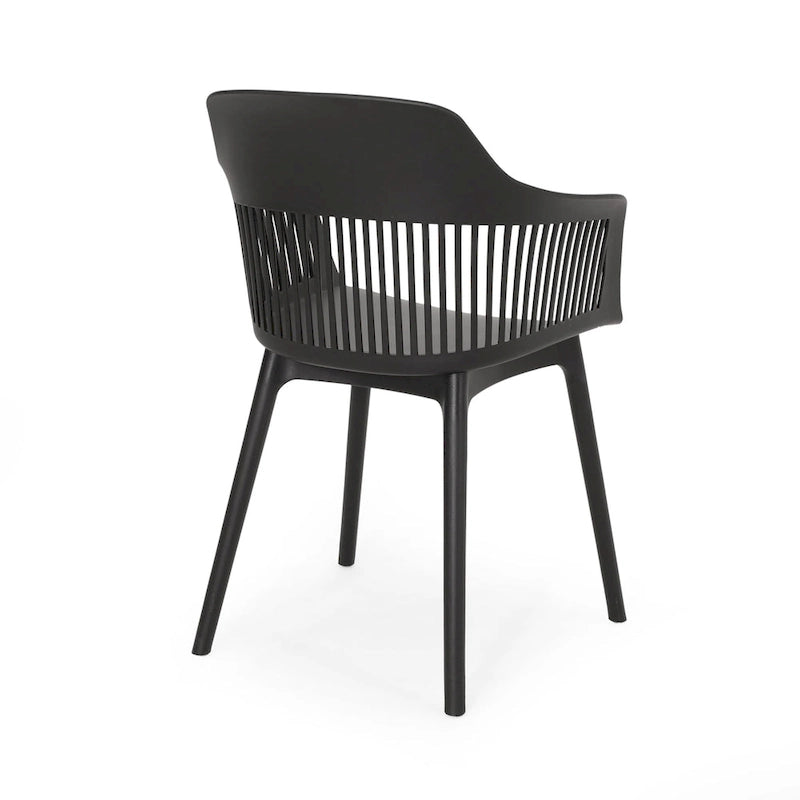 Dahlia Outdoor Modern Dining Chair (Set of 2) by Christopher Knight Home - 22.50  W x 21.50  D x 33.00  H