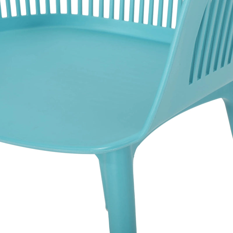 Dahlia Outdoor Modern Dining Chair (Set of 2) by Christopher Knight Home - 22.50  W x 21.50  D x 33.00  H