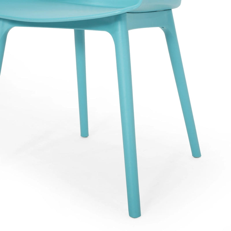 Dahlia Outdoor Modern Dining Chair (Set of 2) by Christopher Knight Home - 22.50  W x 21.50  D x 33.00  H