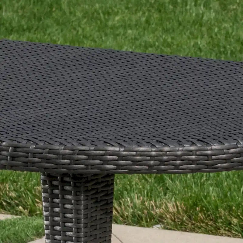 Dominica Outdoor Oval Wicker 69-inch Wicker Dining Table by Christopher Knight Home - 69.30 L x 38.20 W x 30.00 H