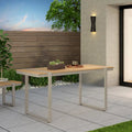 Cibola Outdoor Aluminum Dining Table by Christopher Knight Home - 62.75  W x 27.50  D x 30.00  H