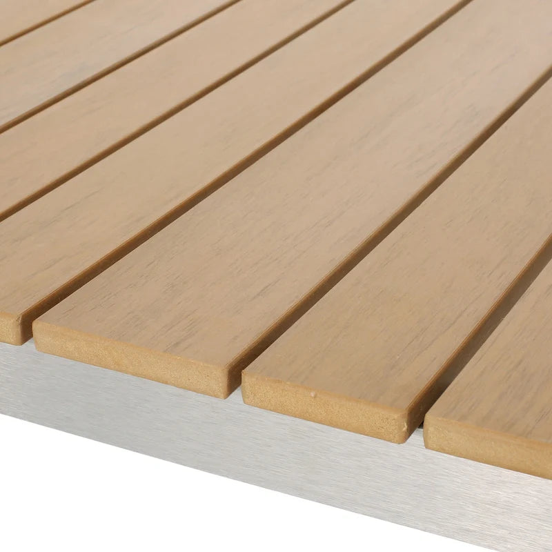 Cibola Outdoor Aluminum Dining Table by Christopher Knight Home - 62.75  W x 27.50  D x 30.00  H