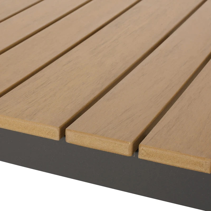 Cibola Outdoor Aluminum Dining Table by Christopher Knight Home - 62.75  W x 27.50  D x 30.00  H