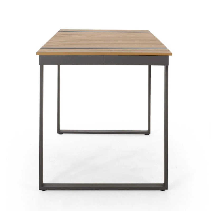 Cibola Outdoor Aluminum Dining Table by Christopher Knight Home - 62.75  W x 27.50  D x 30.00  H