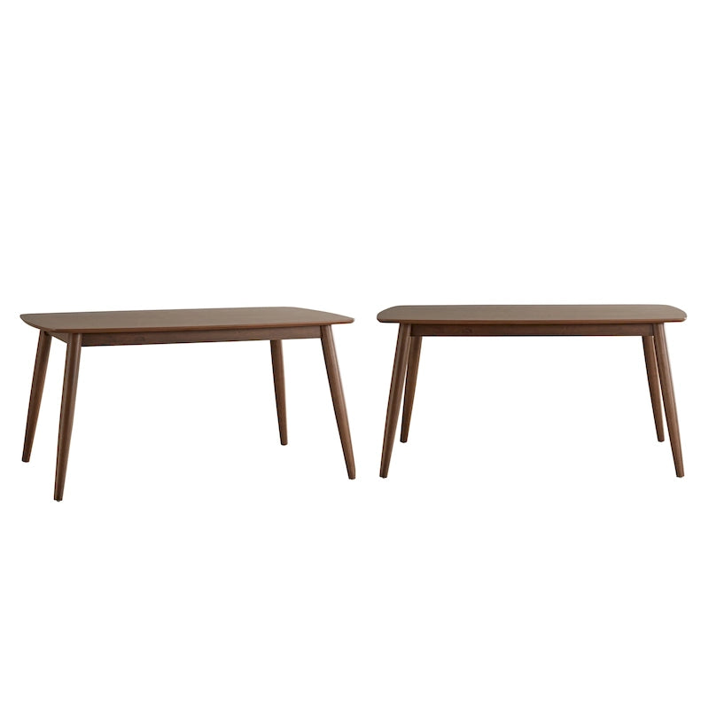 Mid-Century Modern Dining Table with Tapered Legs