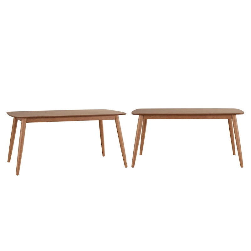 Mid-Century Modern Dining Table with Tapered Legs