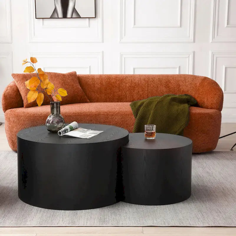 3-Seater Modern Curved Upholstered Sofa - Blue, Brown, Beige, Grey, Orange